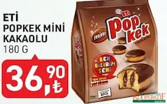 ETİ POPKEK MİNİ KAKAOLU KEK 180 G